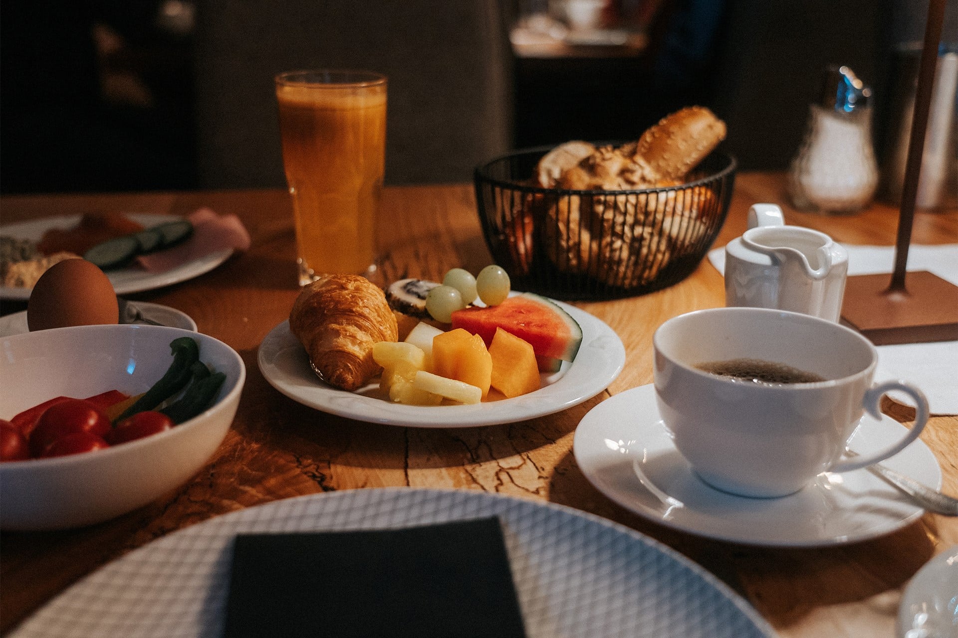 Frühstück im Hotel Hasenauer