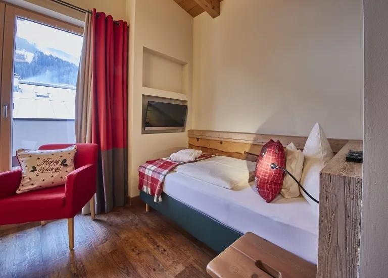 Einzelzimmer für 1 Person Das Einzebett in unserem Einzelzimmer