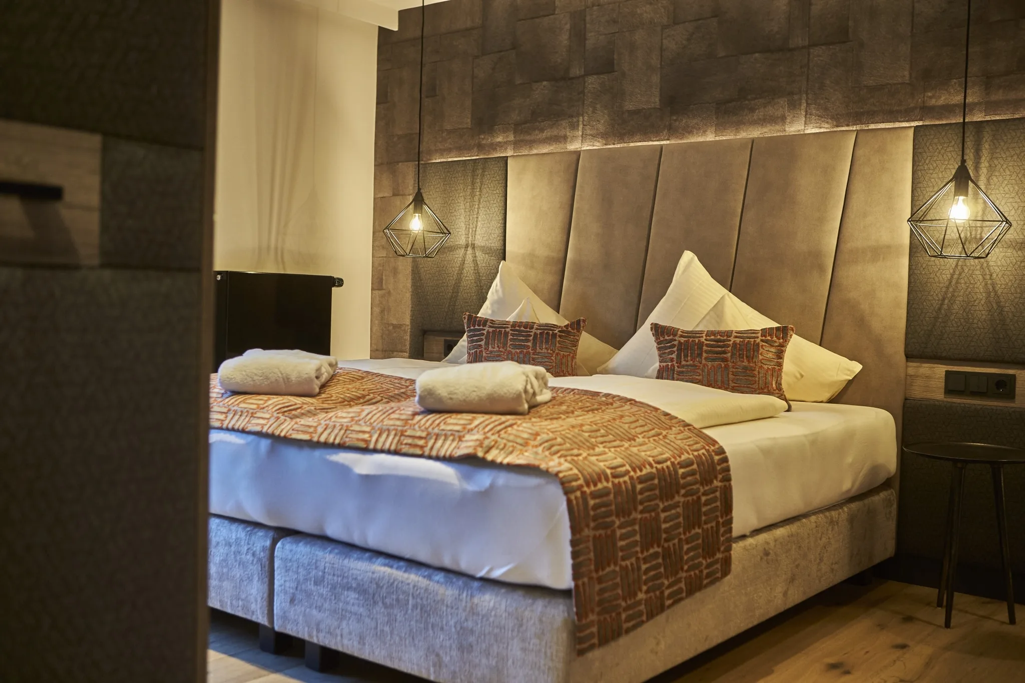 Doppelzimmer Hochalm Schlafbereich Doppelzimmer Hochalm Schlafbereich