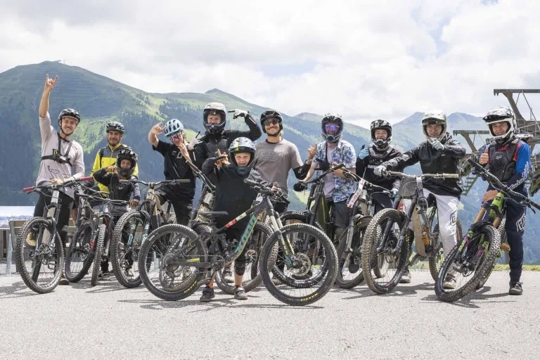 GlemmRide Bike Festival 2022 - Side Events Gruppe von Mountainbikern